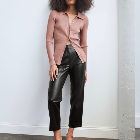 Aritzia Babaton Vegan Leather pants - Picture 4 of 6